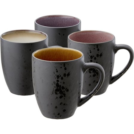Bitz Mugg 30 cl Svart Ljus 4 st | Dukning & Servering > Muggar & Koppar > Kopp | Bagaren och Kocken