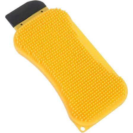 Silikon kjøkkensvamp, silikonsvamp - Flerbruks rengjøringssvamper, svampskraper, rengjøringsbørste, kjøkkenrengjøringsverktøy for enkel rengjøring