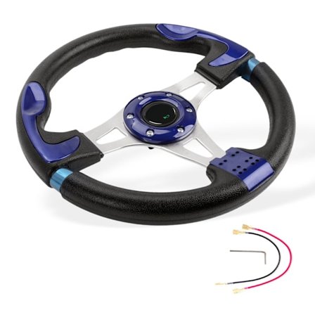 Universal 320mm Lättvikts Bilratt PU Material Snabb Installation För De Flesta Fordon Enkel Installation