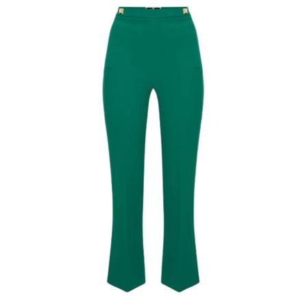 Elisabetta Franchi, Trousers Groen, Dames, Maat:S,stretch