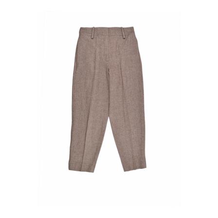 Alysi, Tapered Trousers Bruin, Dames, Maat:M