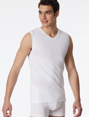 Schiesser Tank Top - White - S