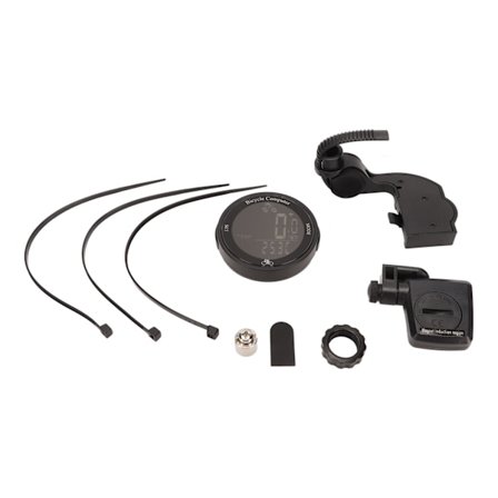 Sykkelcomputer speedometer termometer klokke stor skjerm tydelig håndskrift vanntett sykkelcomputer med bakgrunnsbelysning svart bakgrunn hvit 