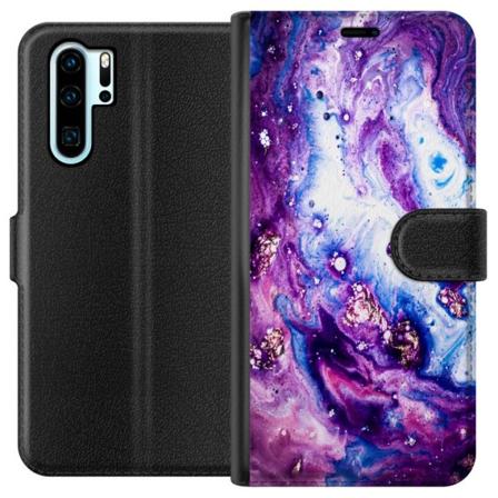 Huawei P30 Pro Lompakkokotelo Galaksin marmori