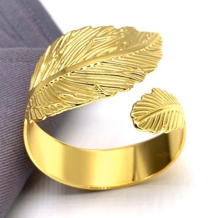 12 stk. Servietring Guldfolie Servietring Servietring Metal Napki