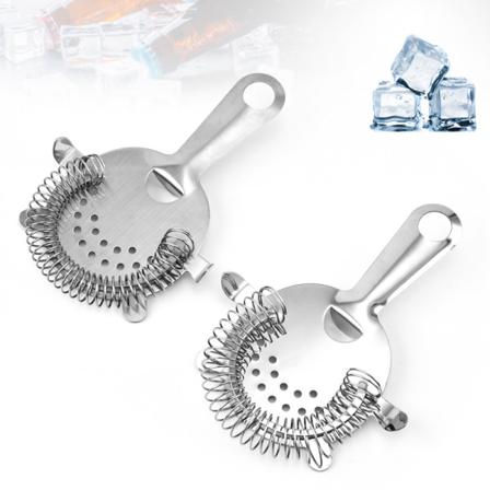 2 stk Cocktailfilter, rustfritt stål spiss stammefilter