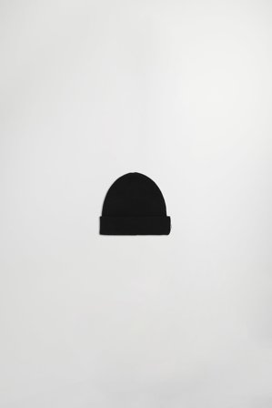 NN07 Niko Beanie male Black Certified Wool
