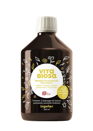 Vita Biosa Fermenteret Drink med Mælkesyrebaktier Ingefær Ø 500 ml, Helse & Madvarer, Drikkevarer, Øvrige Drikkevarer