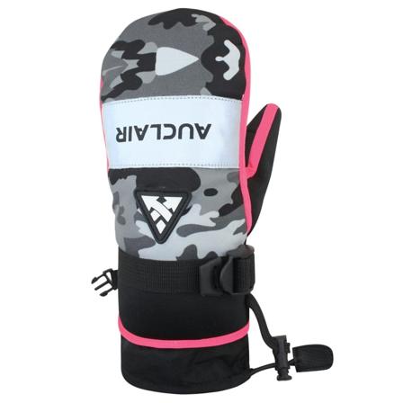 Auclair Camo Flash Junior Mitt Children ski gloves Pink M