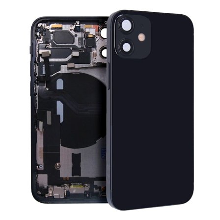 iPhone 12 Mini Baksida med Komplett Ram - Svart