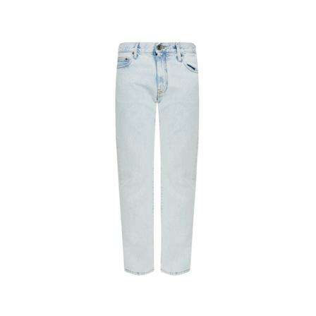 Off White, Slim fit jeans Blauw, Heren, Maat:W33