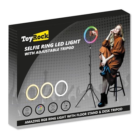 Selfie Ring Led Light 26 Cm With Adjustable Tripod