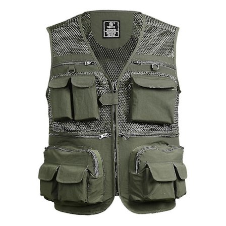 Fiskevest Pustende Fiske Reise Mesh Vest