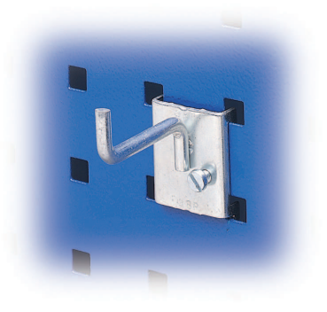 GBP 357309005 Enkeltkrok Ø 6 mm, Lengde: 10 mm, 5-pakning, Garasjeinnredning & oppbevaring