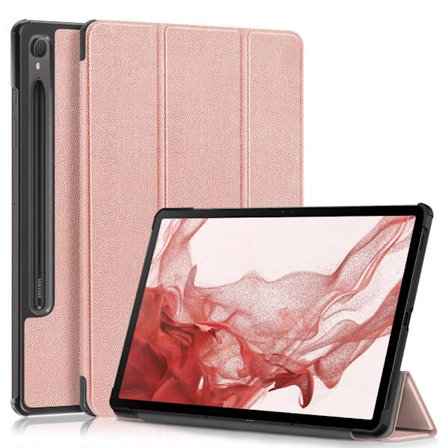 Samsung Galaxy Tab S9 Fodral Tri-fold Rosa