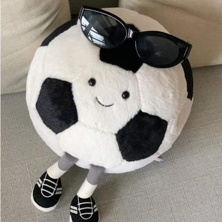 Jellycat Bartholomew kosedyr, myk og komfortabel, perfekt for barn, Valentinsdagsgaver, samleobjekter, fotball 25cm