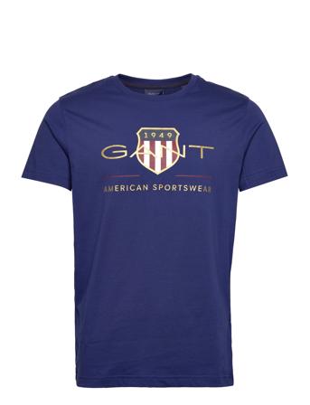 D2. Archive Shield Ss T-Shirt Blue GANT
