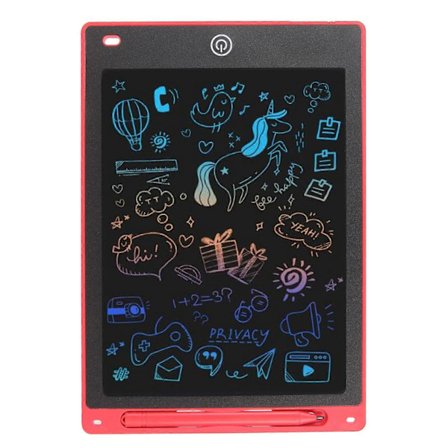 LCD Skrivplatta 10 Tum LCD Färgskärm Raderingsknapp Ögonskydd Ritplatta för Barn Flickor Pojkar Småbarn