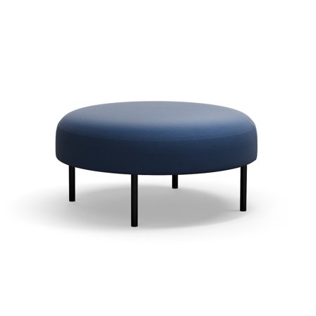 Hocker, VARIETY, Ø 900mm, Stoff Pod CS, navy