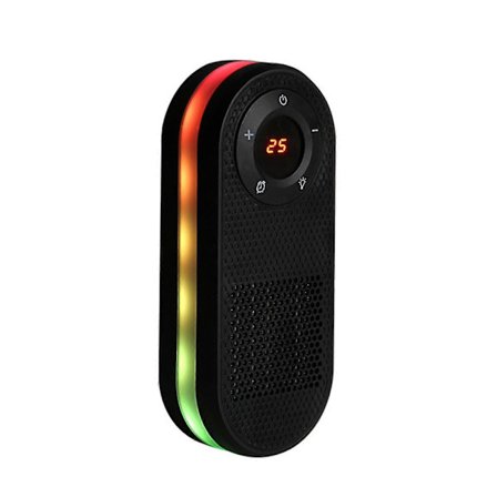 Elvärmare med sockel, keramisk värmare, temperaturkontroll, timer, fjärrkontroll, energibesparande el