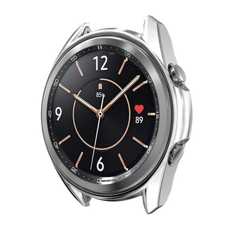 Samsung Galaxy Watch 3 (41mm) galvanoitu suojus - Hopea