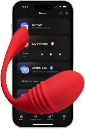 Lovense Vulse Thrusting Egg Vibrator Trådlös vibrator - Blushme.se