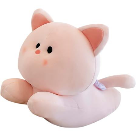 Söt Katt Plysch Kudde Kattunge Plysch 9,8 Tum (rosa)
