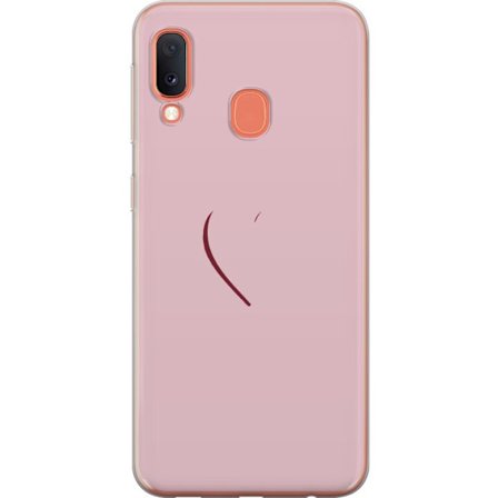 Kompatibelt Mobilskal till Samsung Samsung Galaxy A20e SoftPinkLove