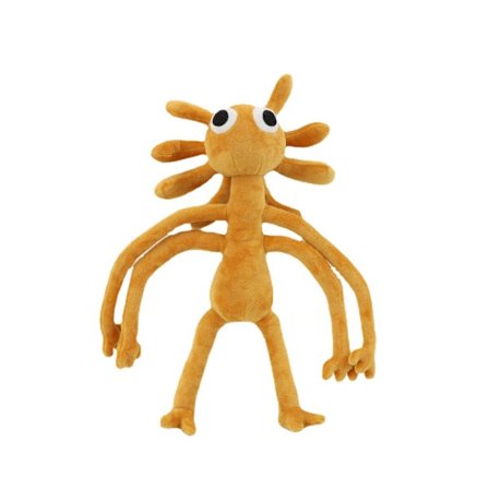 Rainbow buddy brun monster rolig multi händer och fötter plyschleksak