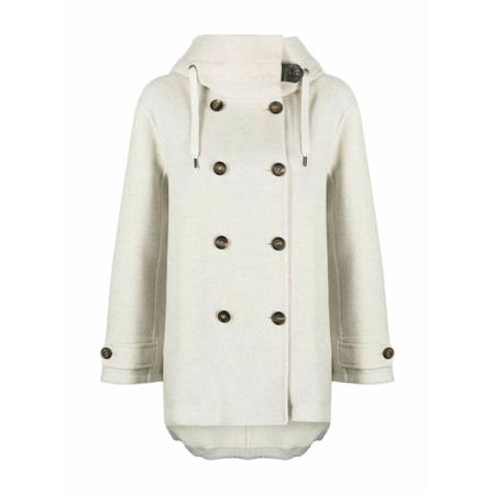 Brunello Cucinelli, Coat Beige, Dames, Maat:S