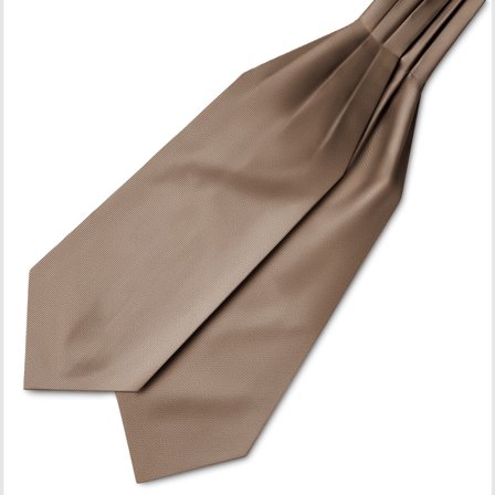 Tan Grosgrain Cravat for Men - Cravats