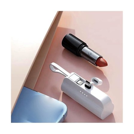 5000mah indbygget kabel powerbank bærbar oplader til Mix Fold Iphone14 backup powerbank B-type-c