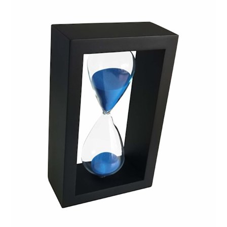 Timeglas 45 minutters timeglas timer til ornament sandglas timer dekoration jul nytår fødselsdag te kaffebord bogreol skole spil træ