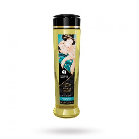 Shunga: EROTISK MASSASJEOLJE SENSUAL ISLAND BLOSSOM - 240 ML - Erotik Vuxen: Massasjeoljer