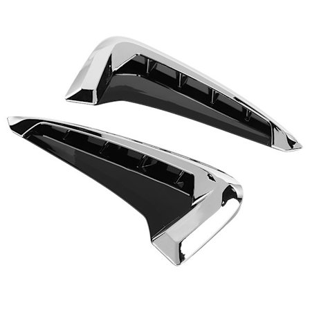 2 kpl Auton lokasuojan sivuilmanottoaukon kansikoristetarra, sopii X5 F15 14-18