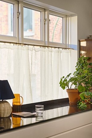 Jotex - Cafégordijn Wit Wit - ELLEN - Koop Gordijnkappen bij Jotex