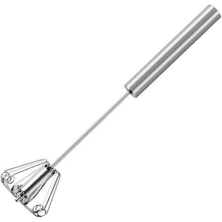 Eggevisp i rustfritt stål, halvautomatisk eggevisp, visper for baking
