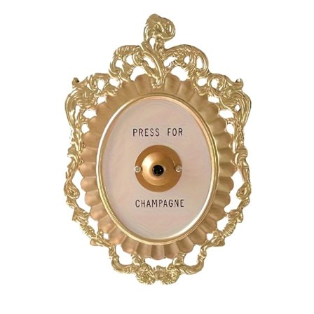 Tryck För Champagne Knapp Ring Mini Tryck För Champagne Knapp