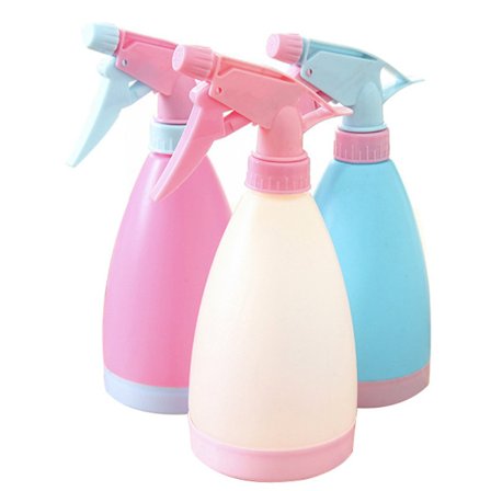 Vattningssprutor 3-pack Handtryck Desinficerande Vattningssprutor (A4 Rosa + A4 Blå + A4 Beige 500ml),