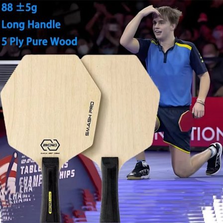 5-lagers Rent Bordtennisracket Professionell Hexagon Kontroll