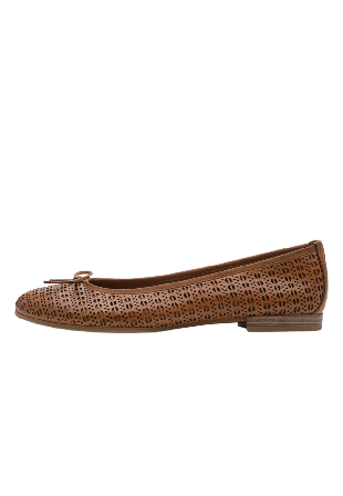 Tamaris Ballerina Ballerinaskor Dam Brun 37