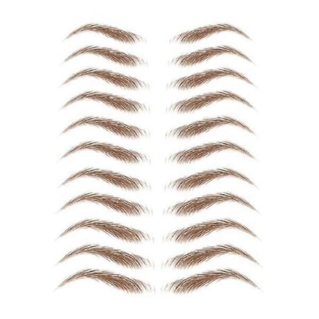 11 Par Bruna Ögonbrynsdekaler Fake Tattoo