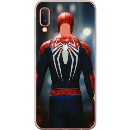 Samsung Galaxy A20e Läpinäkyvä kuori Hämähäkkimies