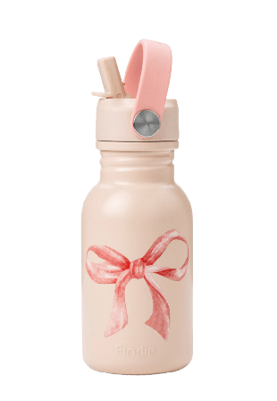 Elodie Details Vattenflaska - Rosy Bow Inredning Unisex Rosa ONESIZE