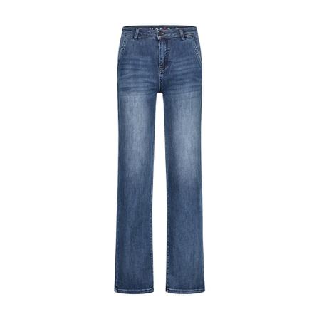 Florez -Rowie Fit - Sky Blue , Blauw , Dames , Maat: W29 Straight Jeans
