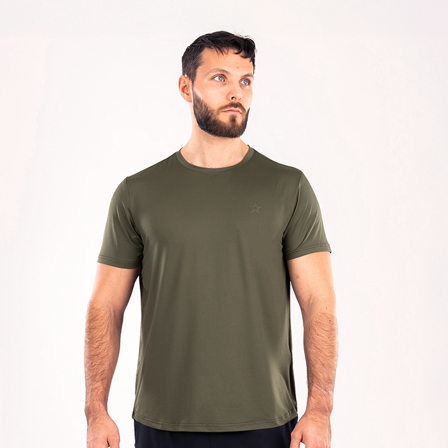 Star Wear Star Mesh T-shirt Moss Green