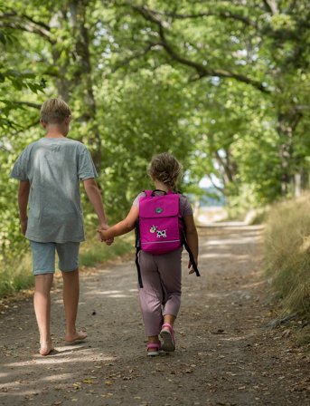 Carl Oscar Pack N' Snack Packpack 8 L - Purple - 8 l