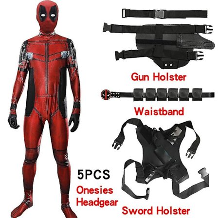 Deadpool Puku Cosplay Lapset Aikuisten Puku Anime Supersankari Roolileikki Kuoleman Vartija Anime Aikuisten Palvelu Sukkahousut Hattu Tarvikkeet Anime