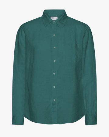 Linen Shirt - Ocean Green - Male - XL