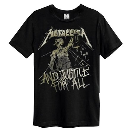 Amplified Unisex Adult And Justice For All Metallica T-Shirt XL